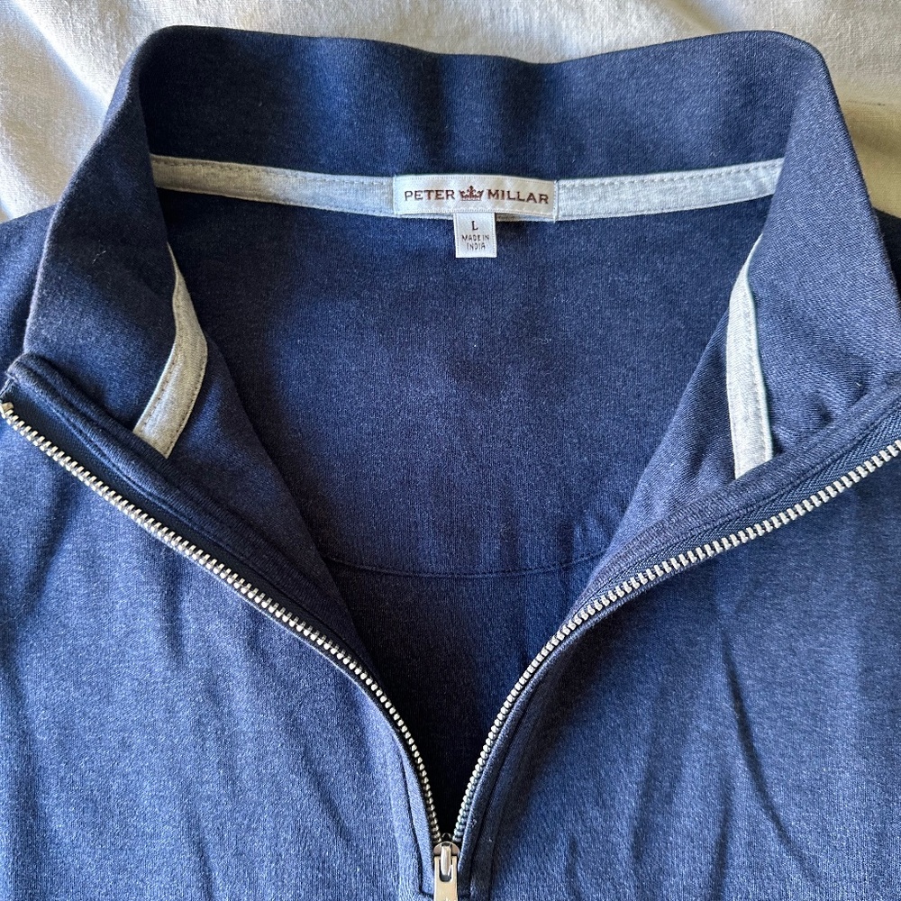 Peter Millar Blue Sweater Vest - NWOT - size L